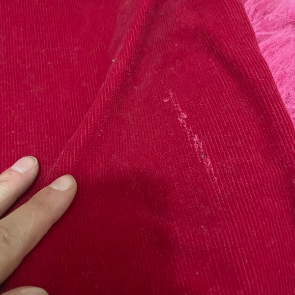 Red Courdory Bootcut Jeans - Picture 3 of 5